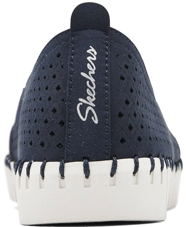 Skechers Women's Sepulveda Blvd - A La Mode Slip-On Shoes - Navy, 7.5
