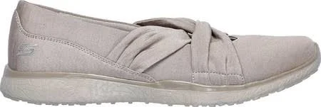 Skechers Microburst Womens Sneakers Slip-On, Size 7 Medium, Beige