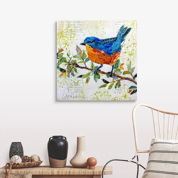 Happy Bird I - Canvas Wall Art, 30x30, Great Big Canvas