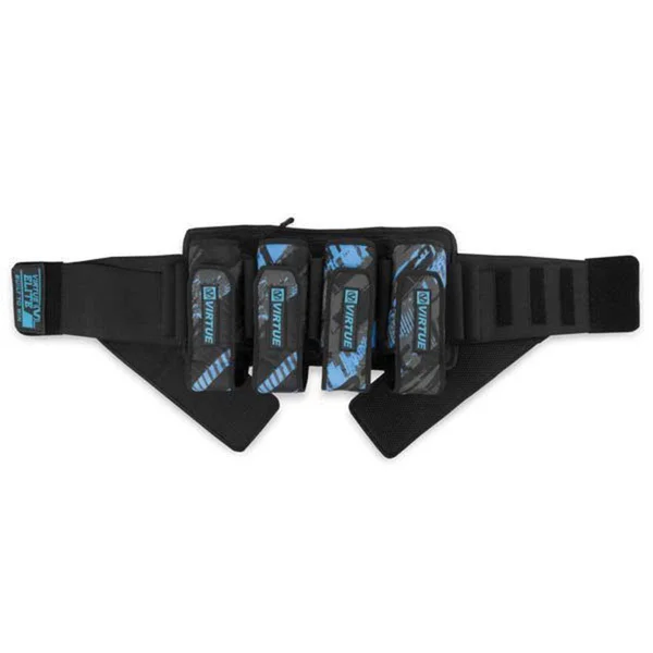 Elite Paintball Harnesses - 4+7 Graphic Cyan Virtue Pod Pack