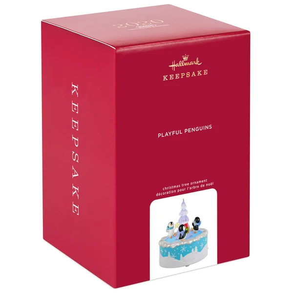 Hallmark Playful Penguins Musical Ornament with Light and Motion