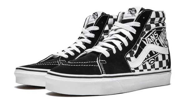 Vans Sk8-Hi &Patch& Black/True White Sneakers/Shoes VN0A38GEUPV (EU Size 36.5)