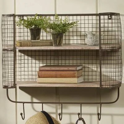 8.3x22 x 20.1x22 x 21.9x22 Thomas 2 Tier Wall Shelf Gracie Oaks