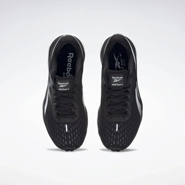 Reebok Floatride Run Fast 2.0 Sneaker, Black/Grey/White, 6