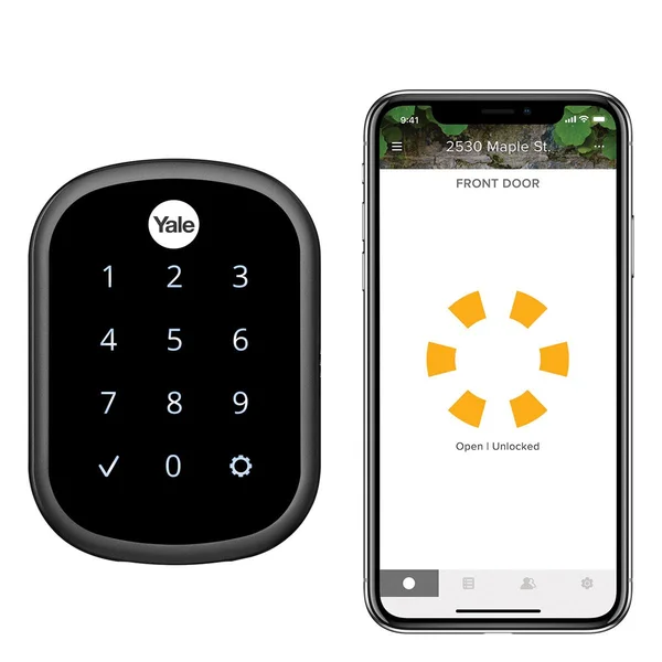 Yale Locks Assure Lock SL Wi-Fi and Bluetooth Touchscreen Deadbolt (Black Suede)