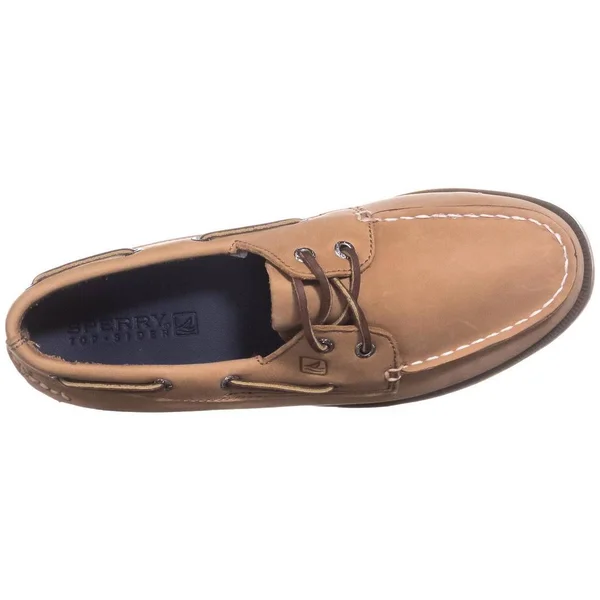 Sperry Top-Sider Boys& Authentic Original - Size: 7 US, 40 EU, Sahara Leather
