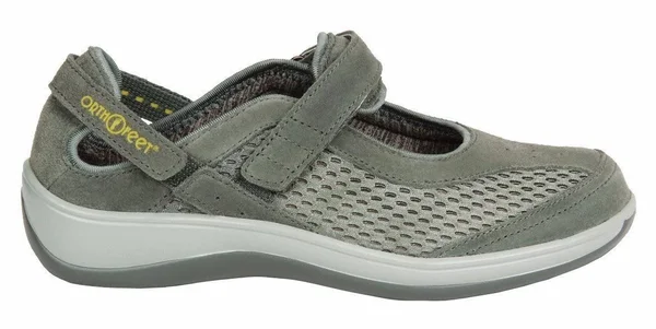 Women's OrthoFeet Sanibel Mary Jane, Size: 7.5, Gray