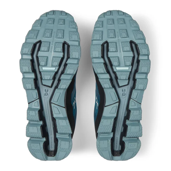 on Running Men's Cloudventure Waterproof Storm/Cobble, 14, D