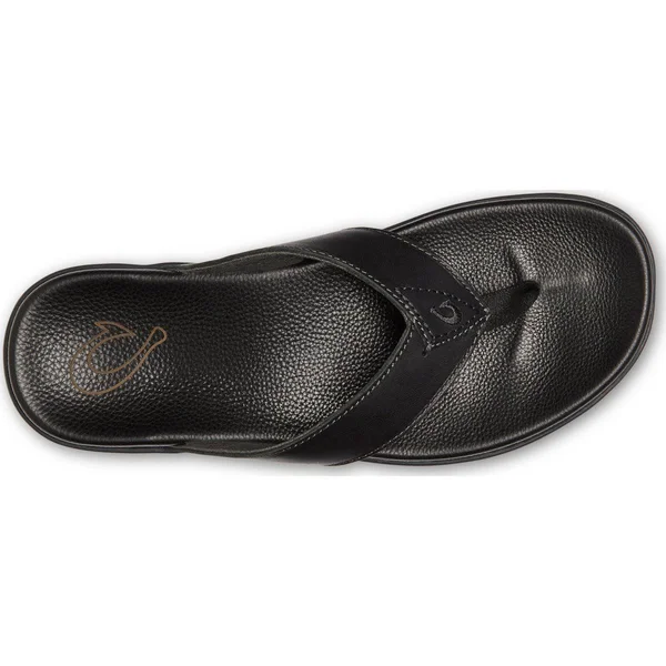 Olukai Men's Nalukai Sandal - 8 - Lava Rock/Lava Rock