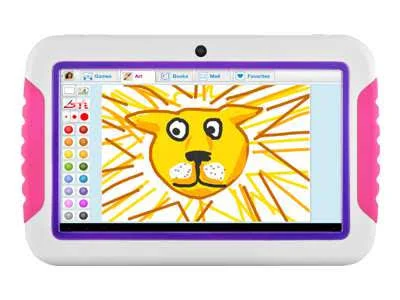 Ematic FunTab 7x22 Kids Tablet, Android 4.0, 4GB, Pink/Purple