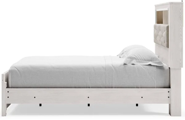 Ashley Altyra Full Upholstered Panel Bookcase Headboard