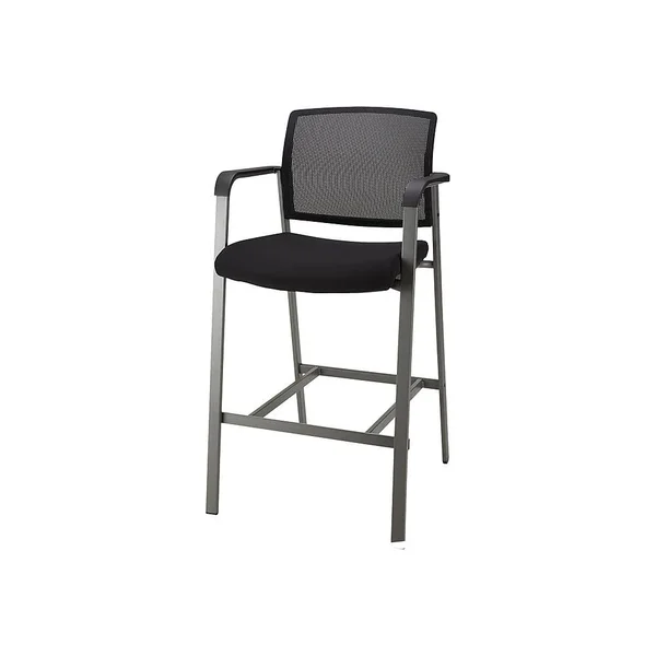 Staples Esler Mesh Guest Stool Black 28356R-CC