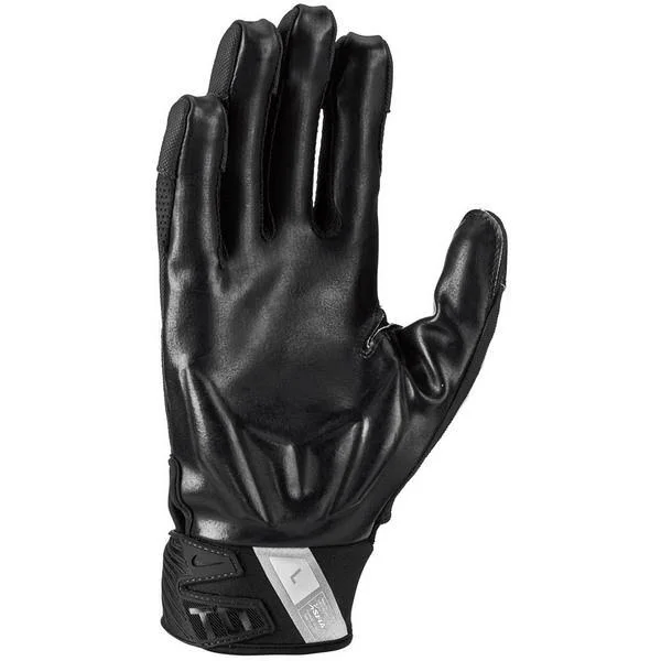 Nike Adult D-Tack 6.0 Lineman Gloves, XXL, Black