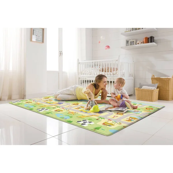 Parklon Baby Soft Play Mat (Hello Bear Smiletown, Large)