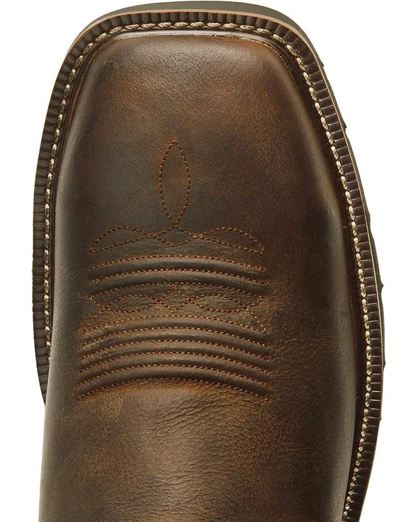 Justin Boots: Men's Steel Toe WK4690 Waterproof Stampede Work Boots
