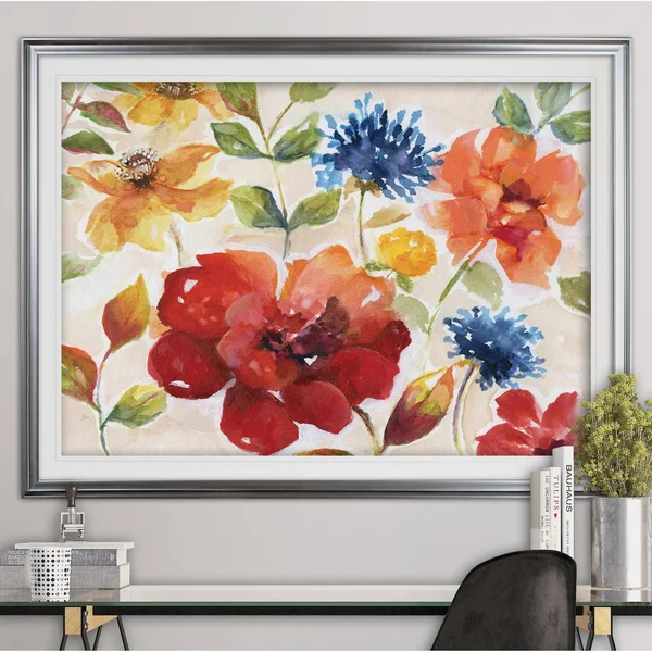 Wexford Home Summer Salsa - Premium Framed Print Silver Large