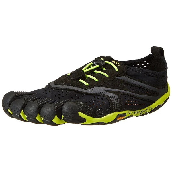 Vibram Men's V Running Shoe - Grey/Yellow, 14-15