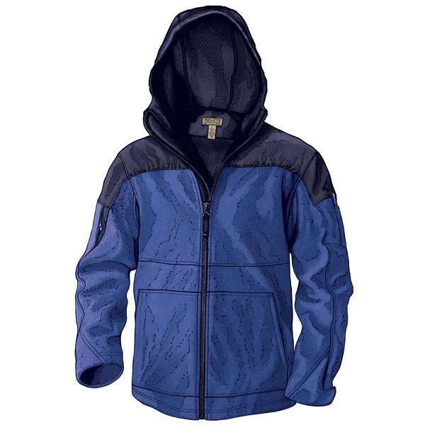 Men's Shoreman's Fleece Gridlock Hooded Jacket - Duluth Trading Company