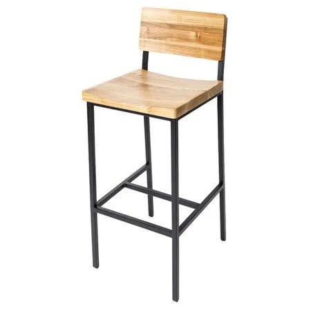 BFM Seating Memphis 30.25 Bar Stool, Black