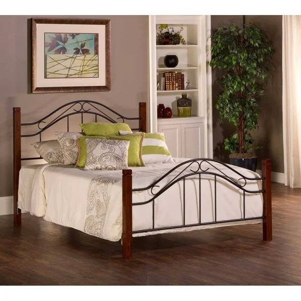 Hillsdale Matson Cherry & Black King Headboard (Rails Not Included)