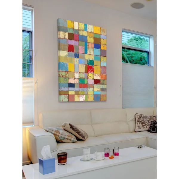 Marmont Hill Color Pattern II Painting Print on Wrapped Canvas, 16x22x24x22