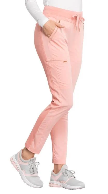 Cherokee Statement Mid Rise Straight Leg Drawstring Scrub Pants