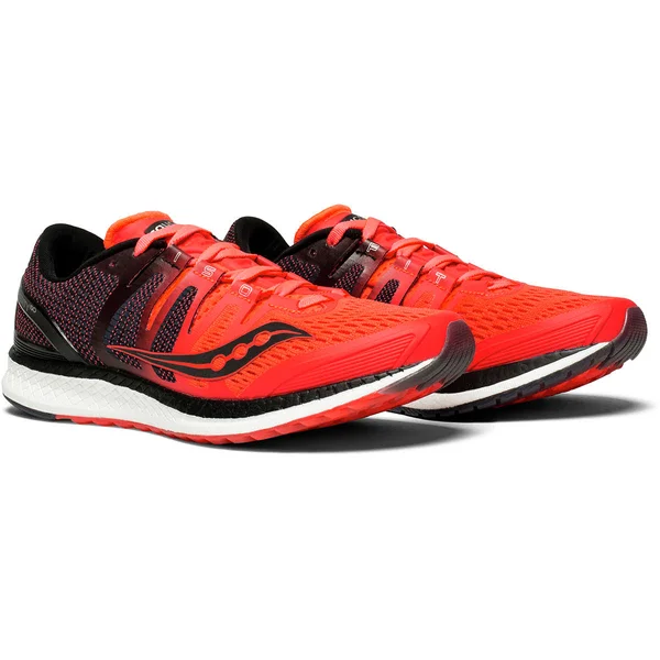 Saucony Women's Liberty ISO Running Shoe - Red - 8.5