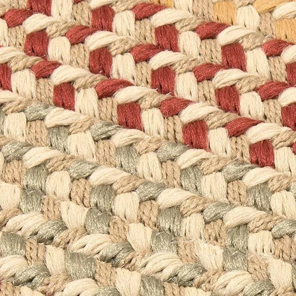 Colonial Mills Brook Farm Tea Stained 4& Round Rug