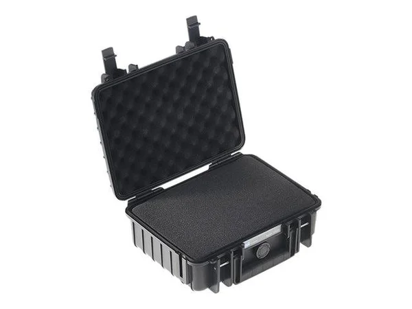 Bu0026W Type 1000 Outdoor Case with RPD Insert, Black
