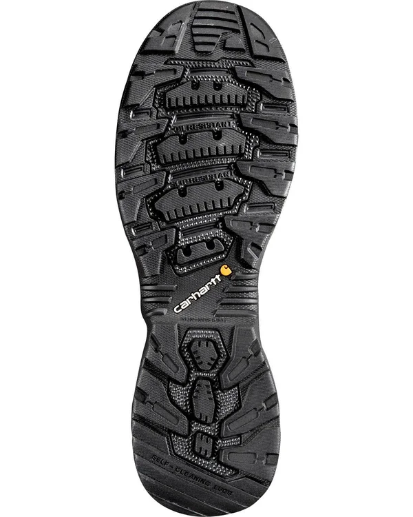 Carhartt Men's 4-Inch Force Waterproof Slip on Boots - Black