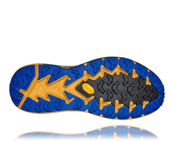 Hoka Men's Speedgoat 4 Castlerock/Golden Yellow, 15