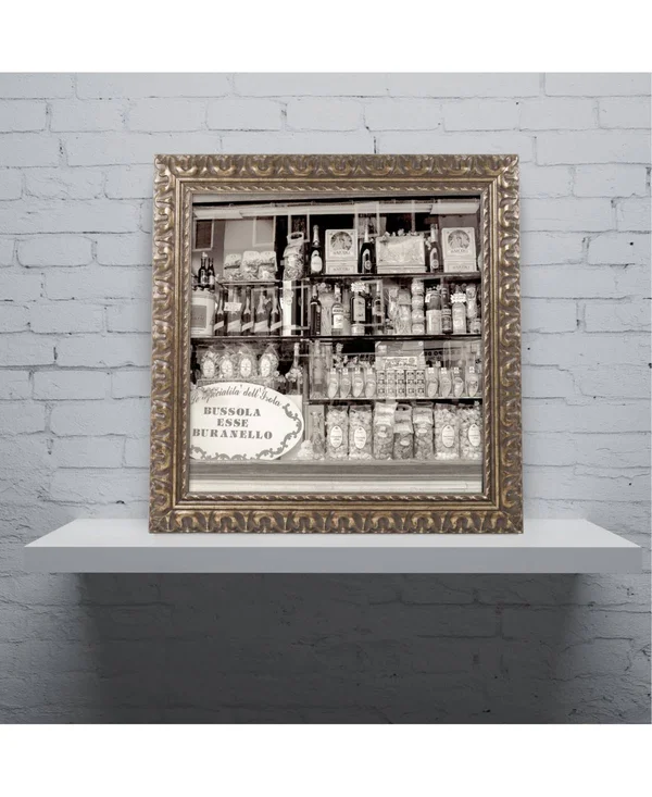 Trademark Art Alan Blaustein 'Brussola Esse Buranello' Ornate Framed Art