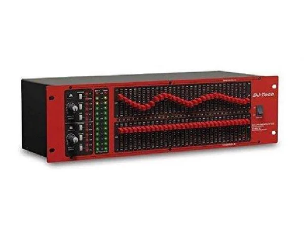 DJ Tech SOUNDGRAPH6102 2-Channel - 31-Band Graphic Equalizer