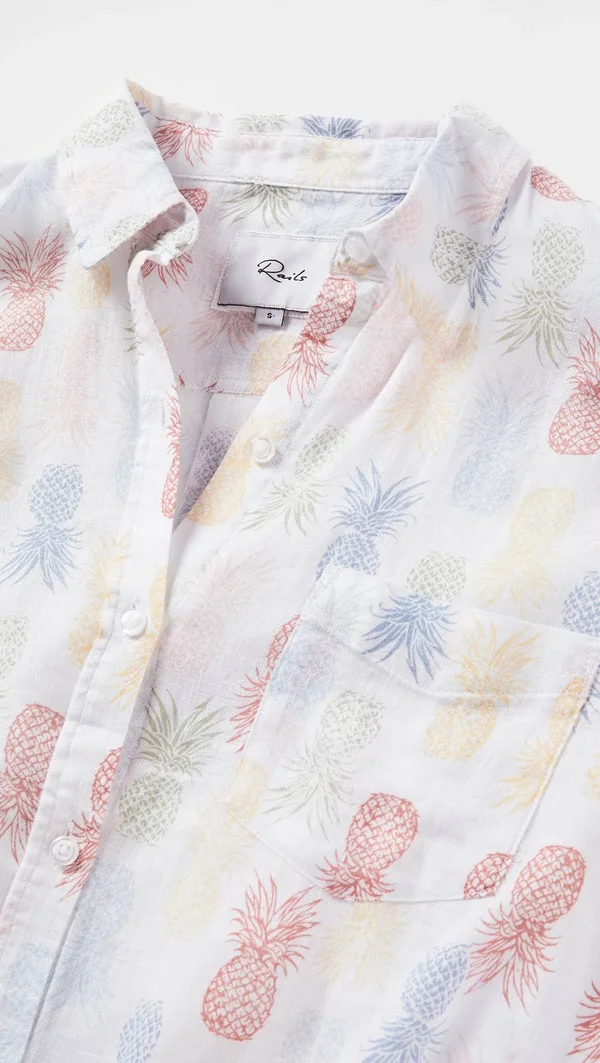 Rails Charli Button Down Rainbow S