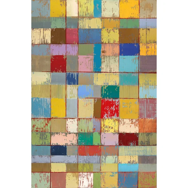 Marmont Hill Color Pattern II Painting Print on Wrapped Canvas, 16x22x24x22