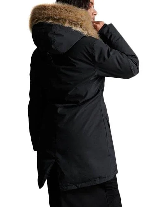 Superdry Rookie Down Parka Jacket - Black - Parka Jackets