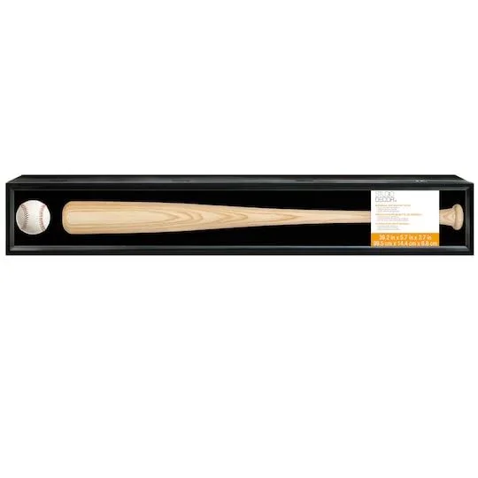 Baseball Bat Display Case by Studio Decor in Black - Michaels