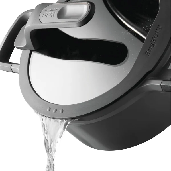 BergHOFF Gem 11x22 Stay-Cool Covered Saute Pan - Grey