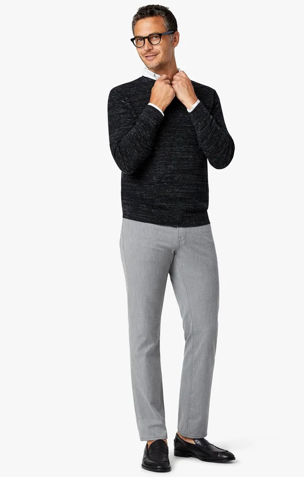 34 Heritage Men's Charisma Relaxed Straight in Grey Winter Cashmere - Men's Pants