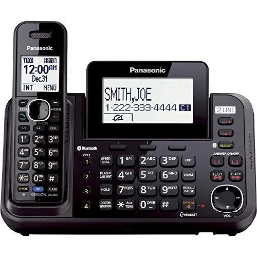 Panasonic KXTG9541B 1 Handset 2 Line Cordless Phone