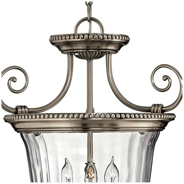 Hinkley Lighting 3613PW Cambridge Foyer Pendant Light, Pewter