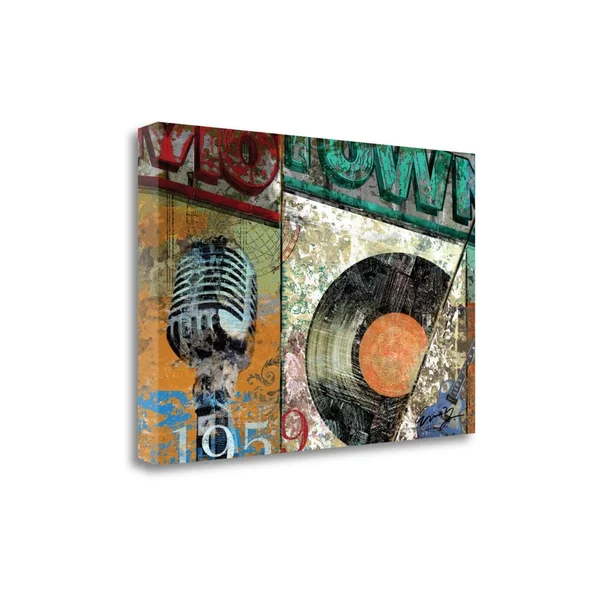 Tangletown Fine Art Hits Town 1959x22 by Eric Yang - Giclee Print on Gallery Wrap Canvas, 34x22x23x22