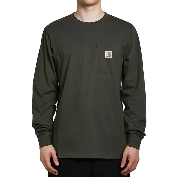 Carhartt WIP Longsleeve Pocket T-Shirt I022094 Cypress