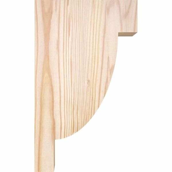 3 1/2x22W x 12x22D x 24x22H Alpine Smooth Corbel - Douglas Fir