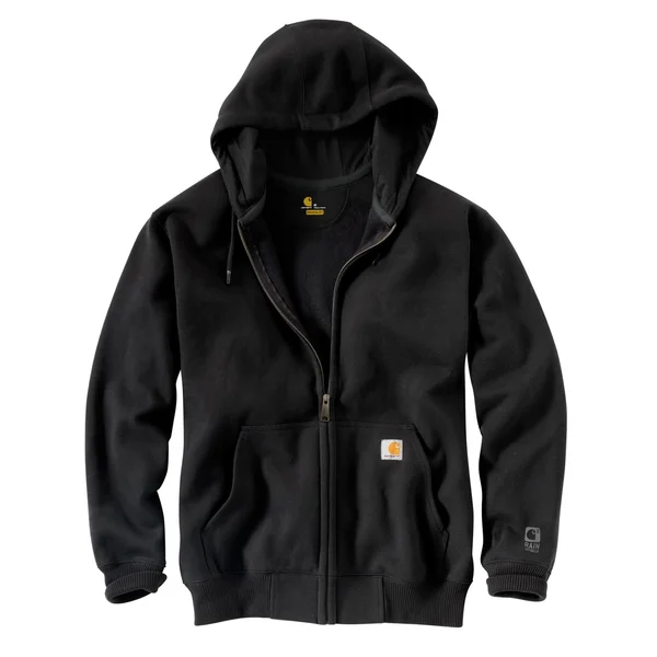 Carhartt Men's Rain Defender Paxton Heavyweight Hooded Zip-Front Sweatshirt (3XL Peat)