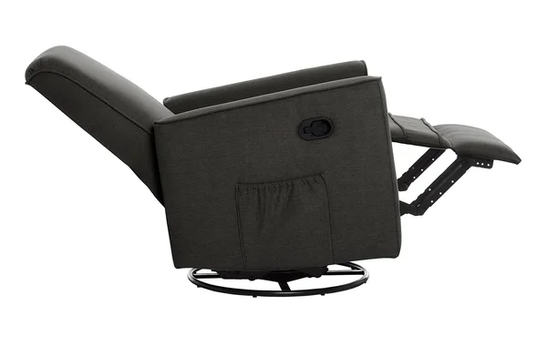 Evolur Raleigh Basic Glider - Recliner, Rocker Charcoal