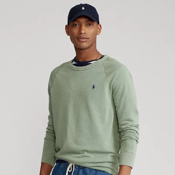 Ralph Lauren Men's Spa Terry Sweatshirt - Size 2x Big in Cargo Green