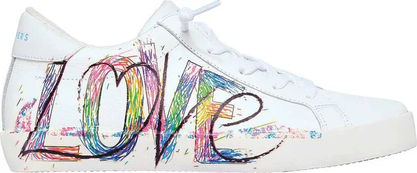 Skechers Women's Diamond Starz-Young Love Sneaker - White - 7.5