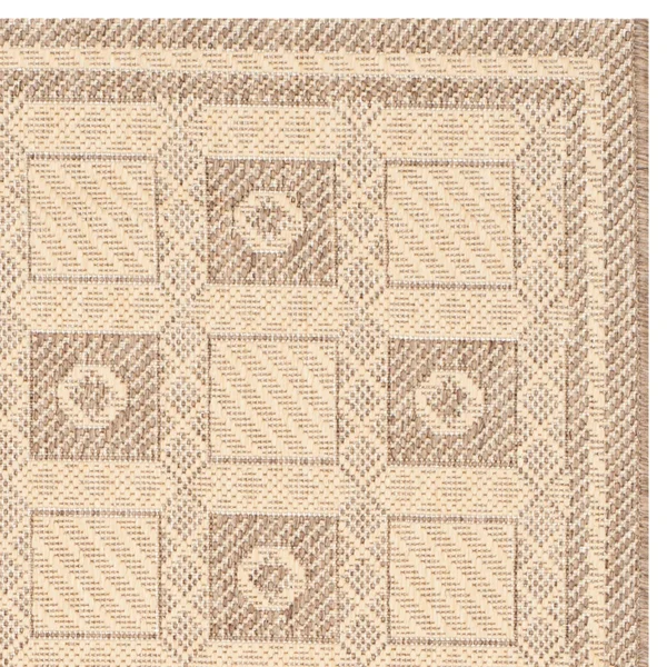 Safavieh Martha Stewart MSR4254 4&0x22 x 5&7x22 Creme, Brown Area Rug