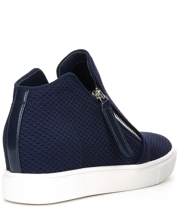Steve Madden Women's Click Wedge Sneaker Taupe 8